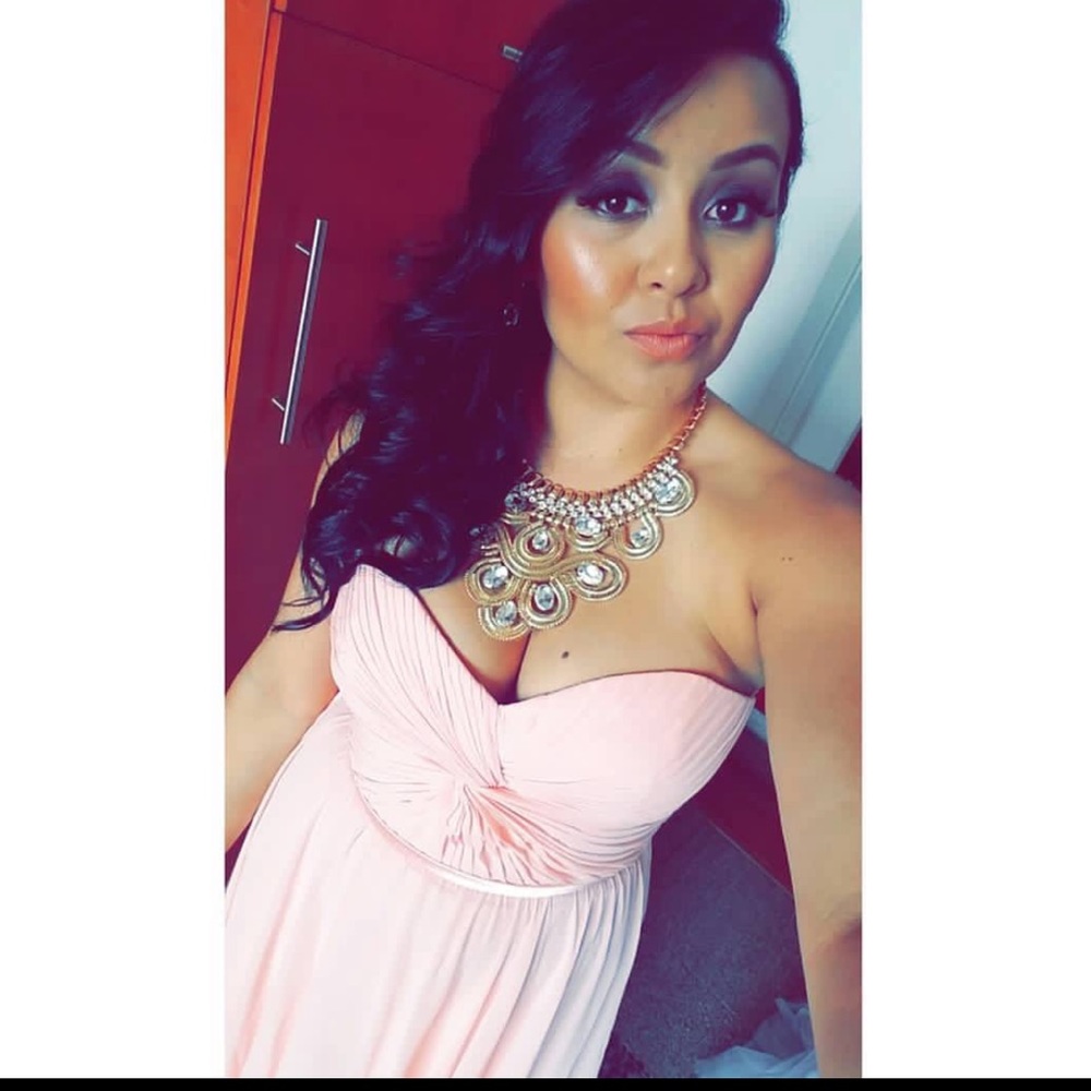 Light pink formal dress